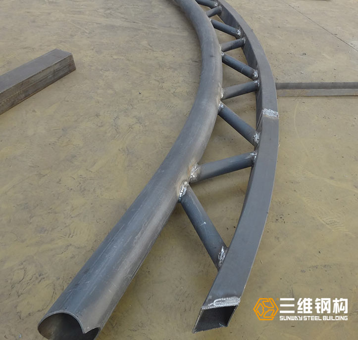 海外钢结构管道桁架加工4