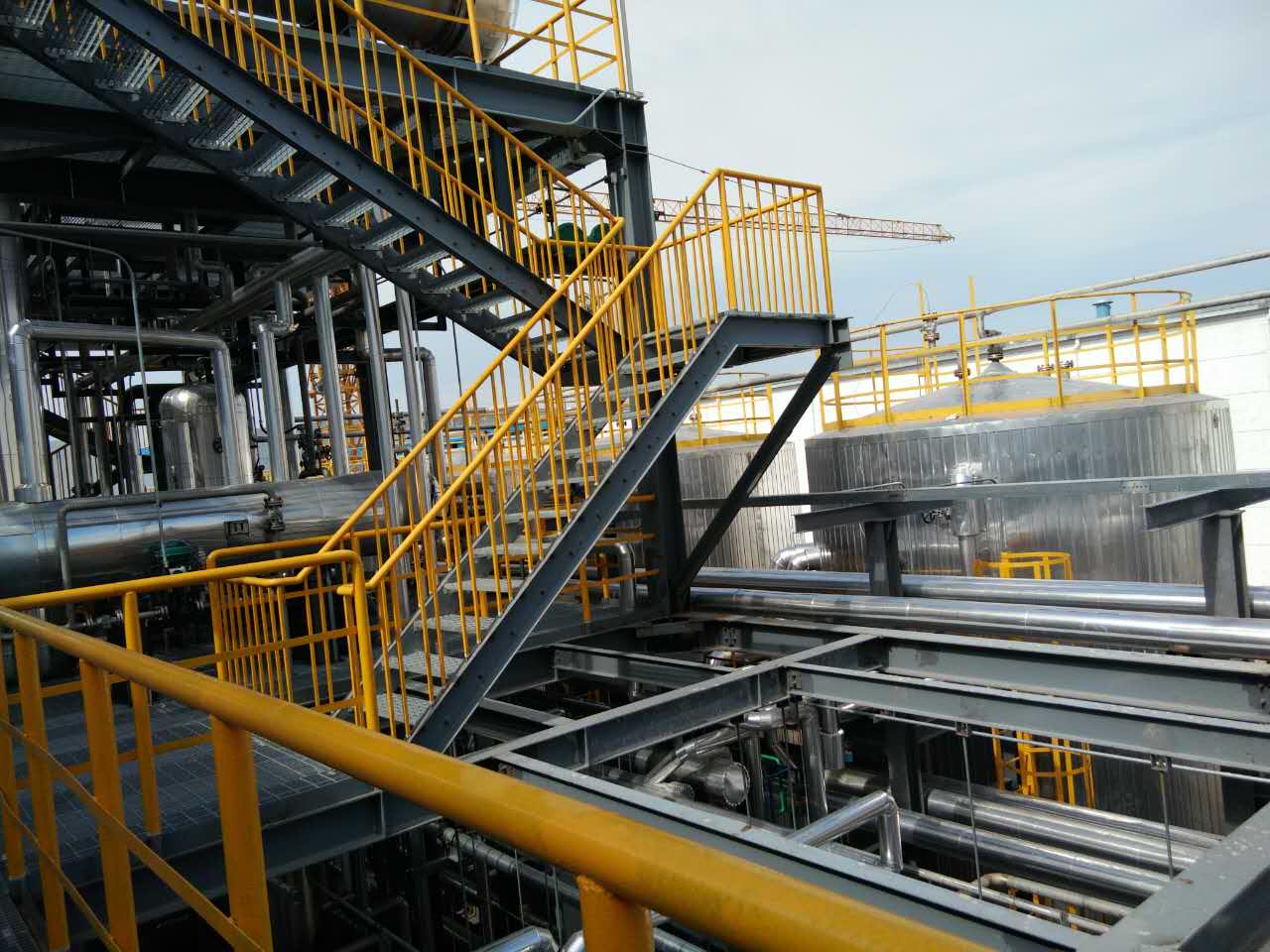 化工厂平台钢结构工程加工